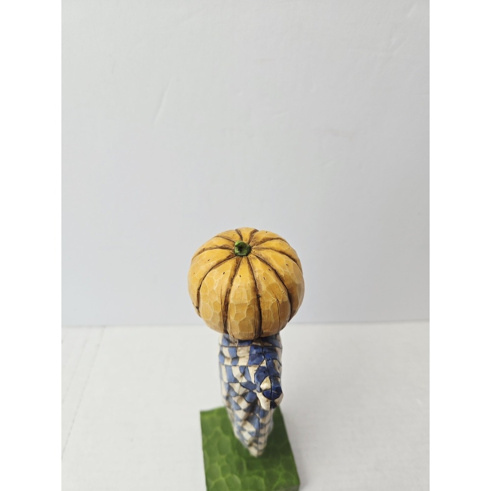 Enesco Jim Shore figurine Spooky Pumpkin Scarecrow - Picture 3 of 4